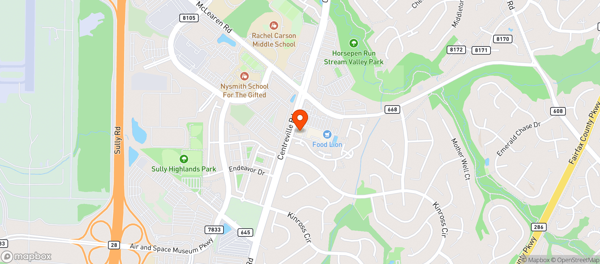 Map showing Cvs Pharmacy #2155