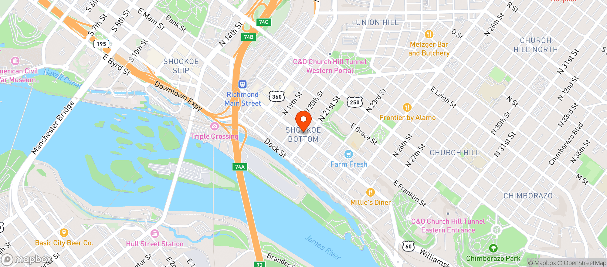 Map showing Station 2