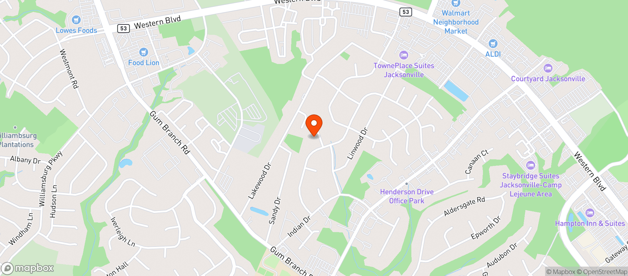 Map showing The Clove Hitch Beer Company