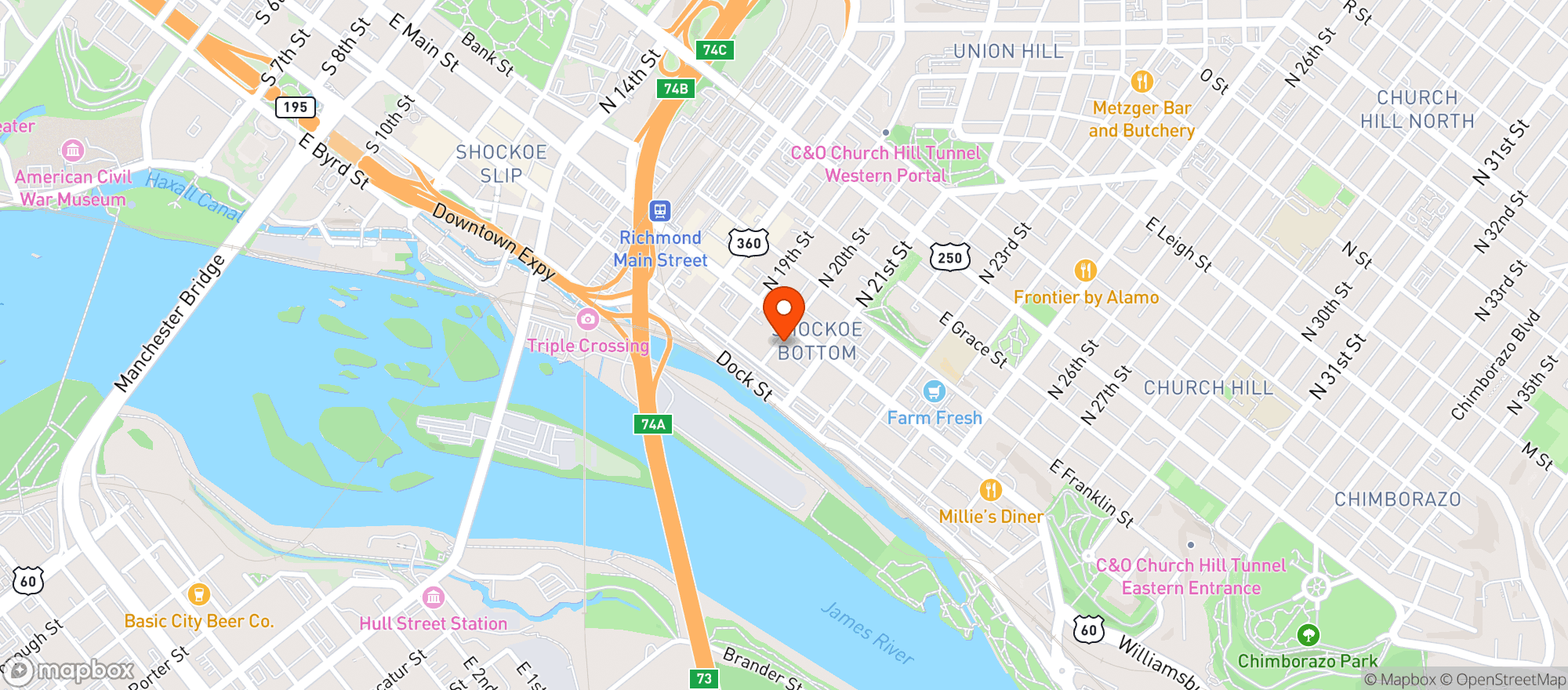Map showing Richbrau Brewing