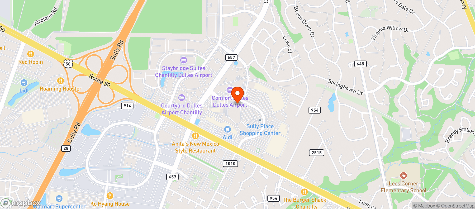 Map showing Lotte Plaza