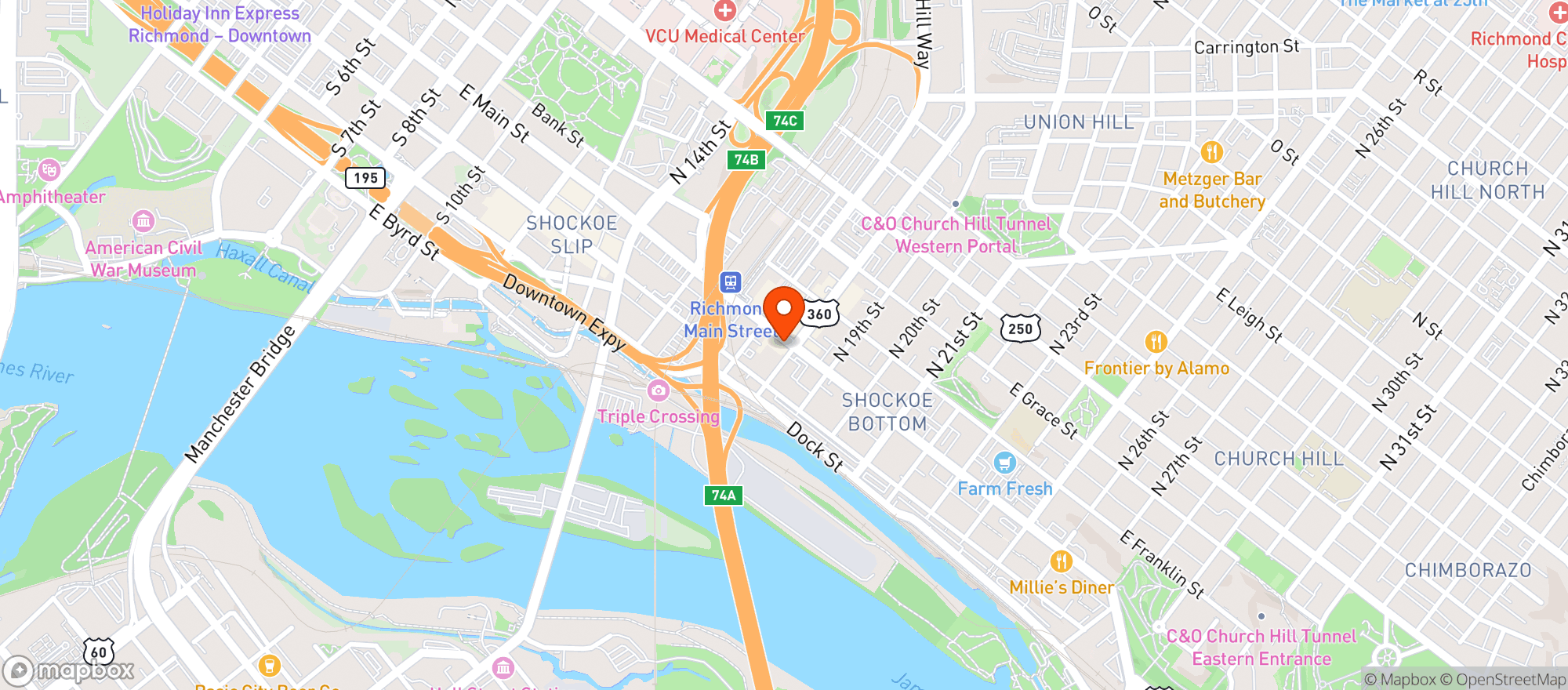 Map showing Wonderland