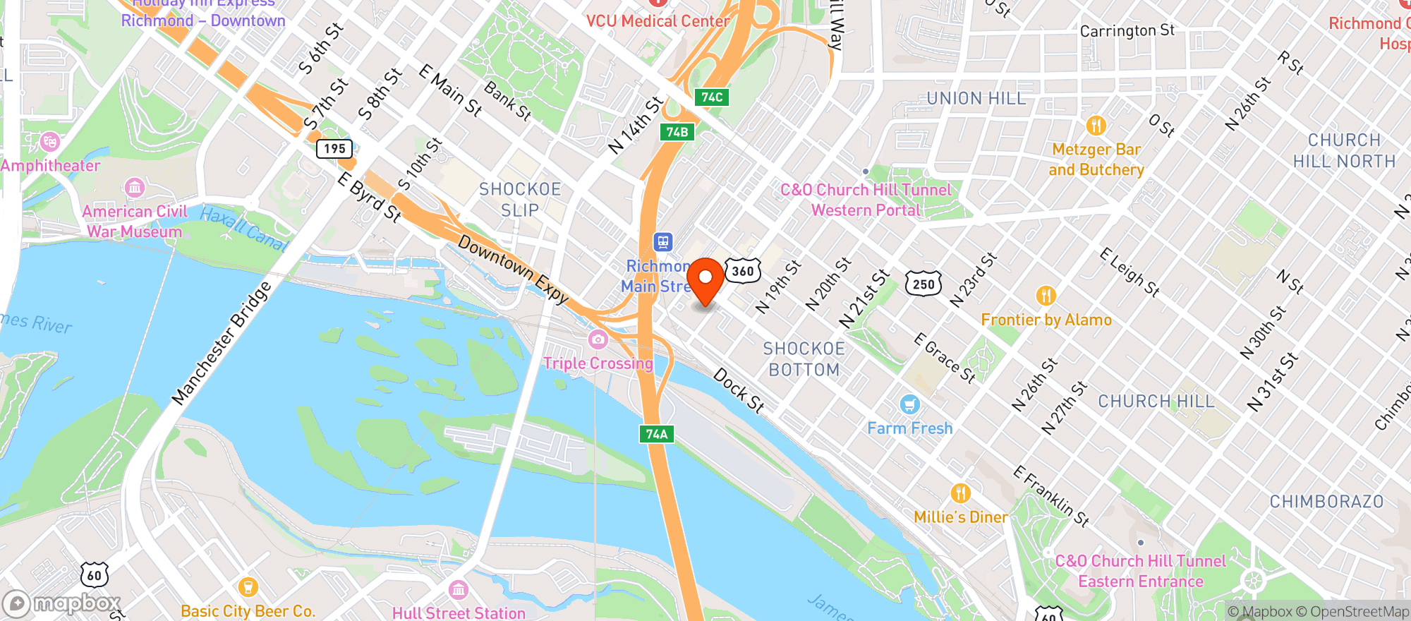 Map showing All In One