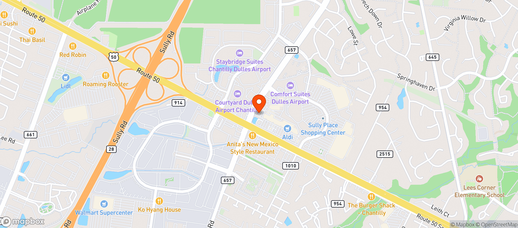 Map showing Cvs Pharmacy #1419
