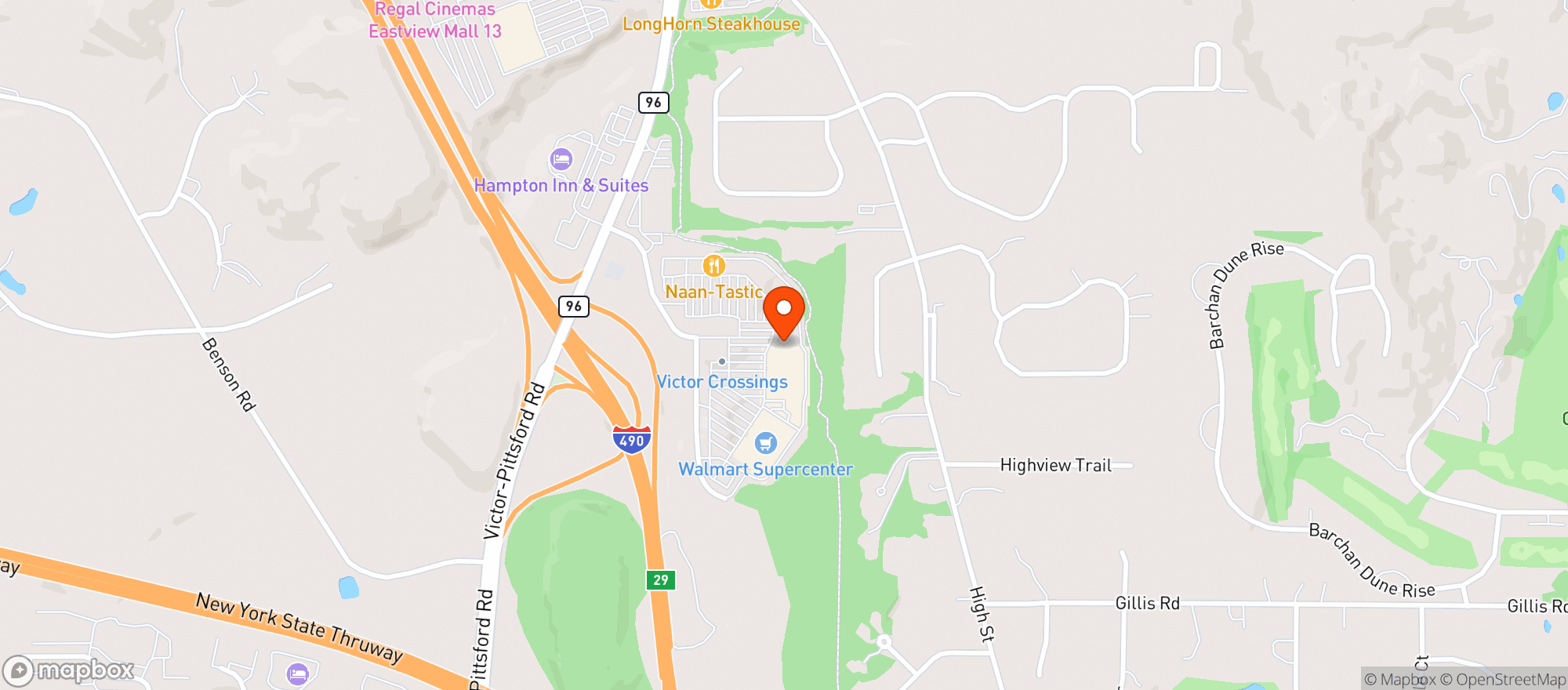 Map showing Victor Wine & Spirits