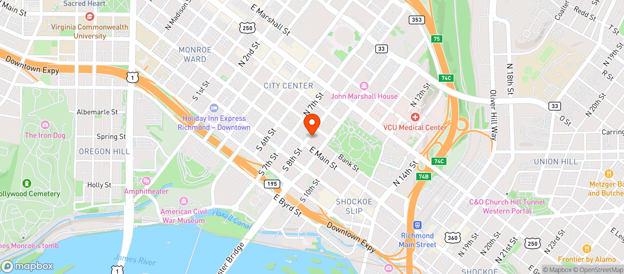 Map showing Mini Mart