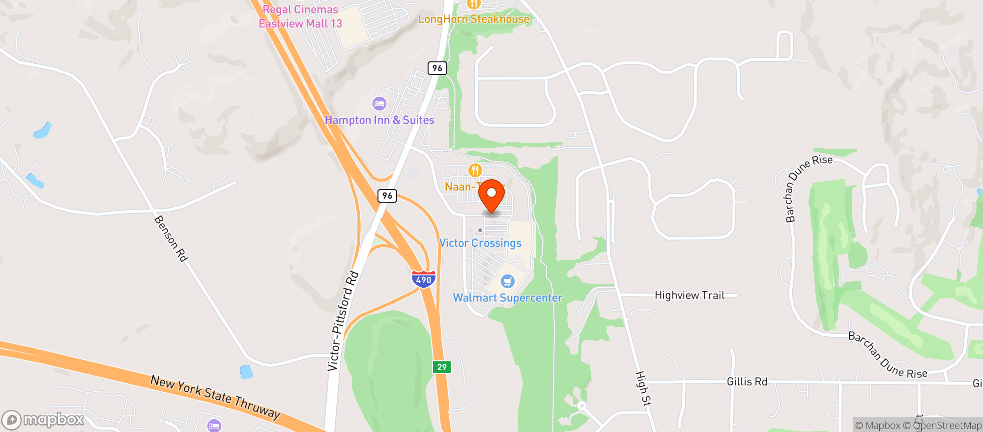 Map showing Walmart Supercenter #2785