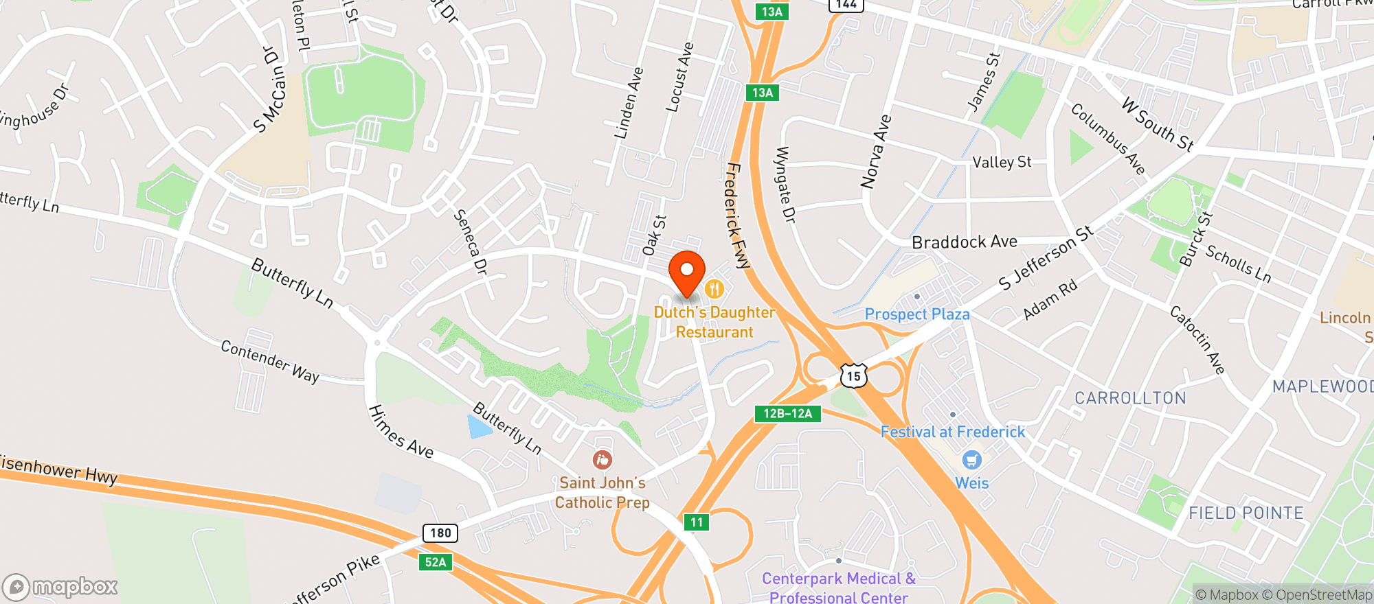 Map showing Dutchess Daughter