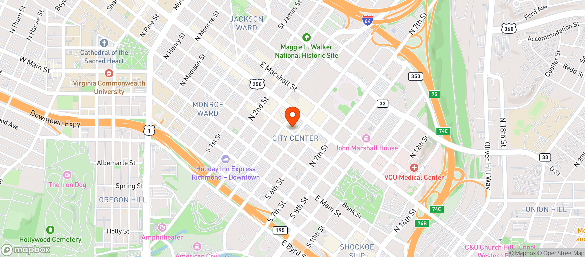 Map showing Big Bamboo Asian Kitchen