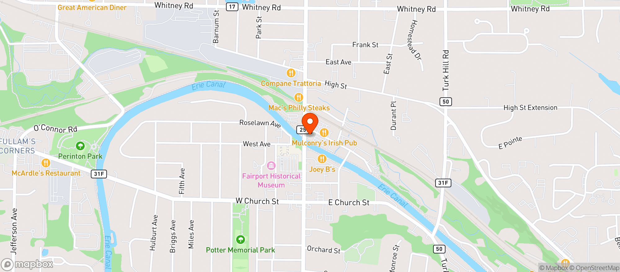 Map showing Lulu Taqueria
