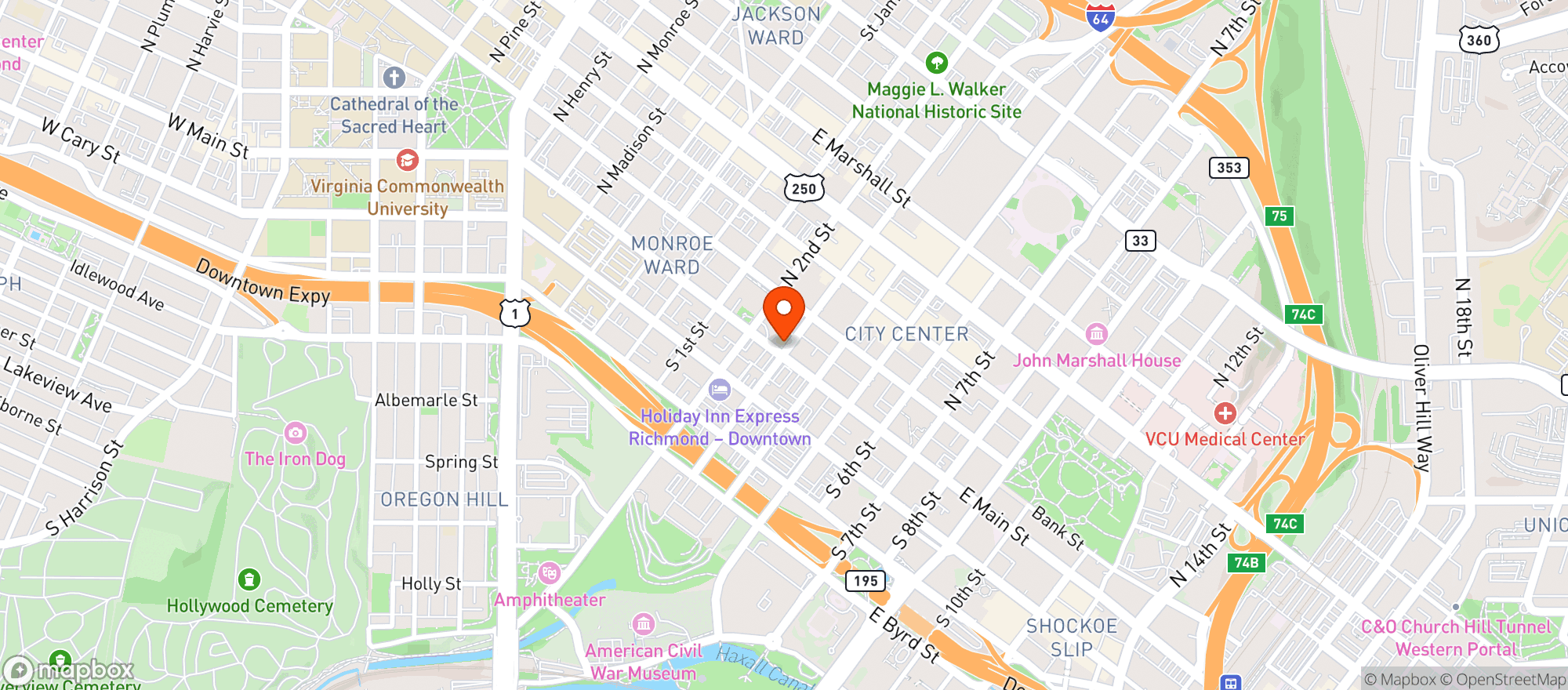 Map showing Nami Japanese Cuisine