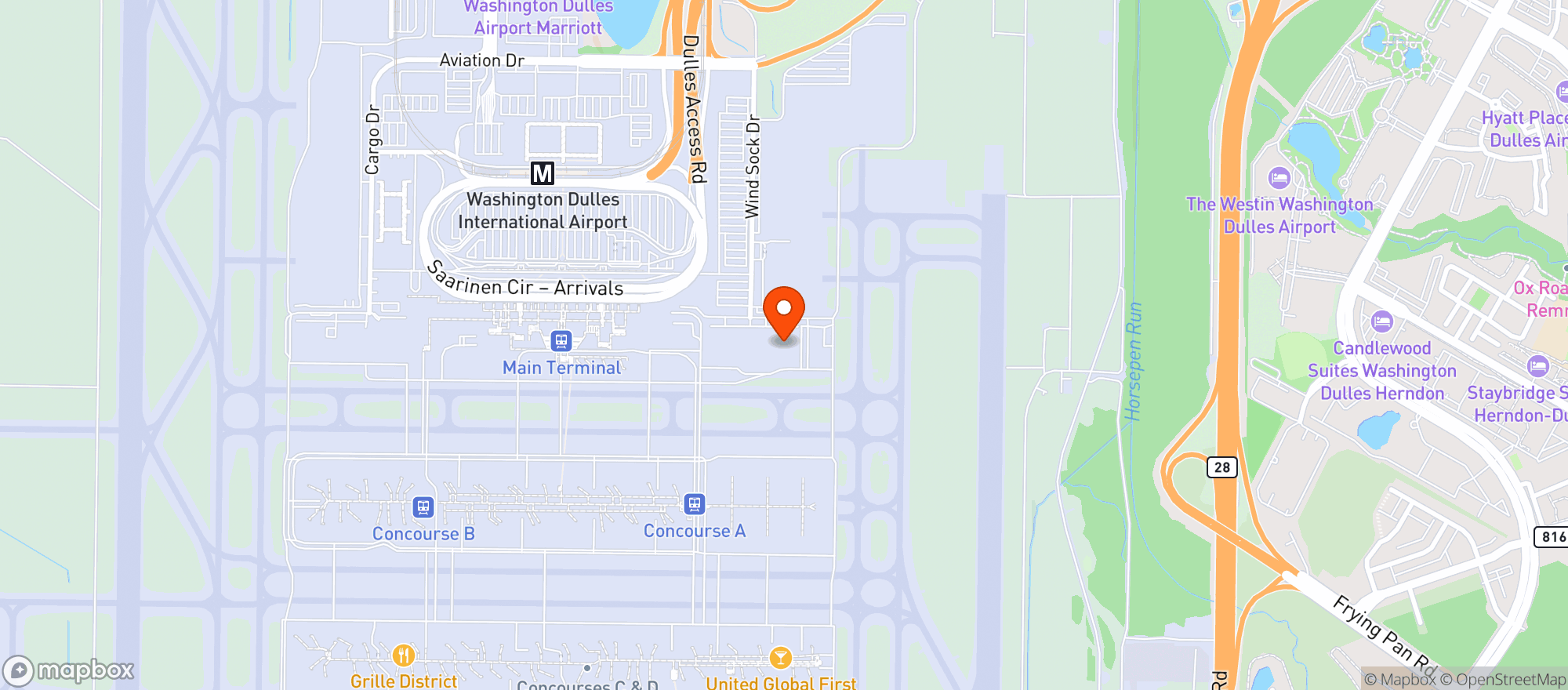 Map showing Lsg Sky Chefs #0004