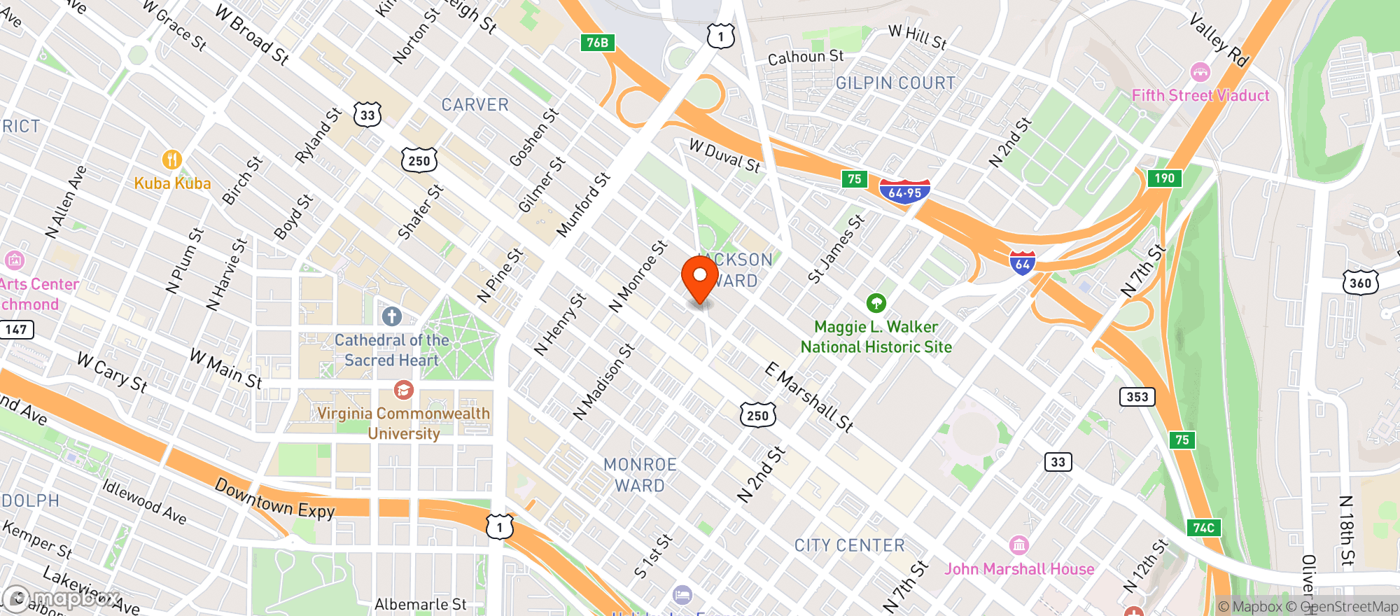 Map showing Gallery 5