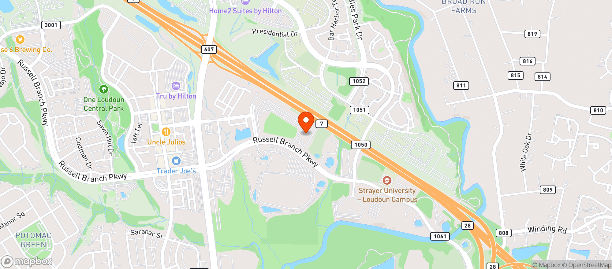 Map showing Xcal Shooting Sports & Fitness