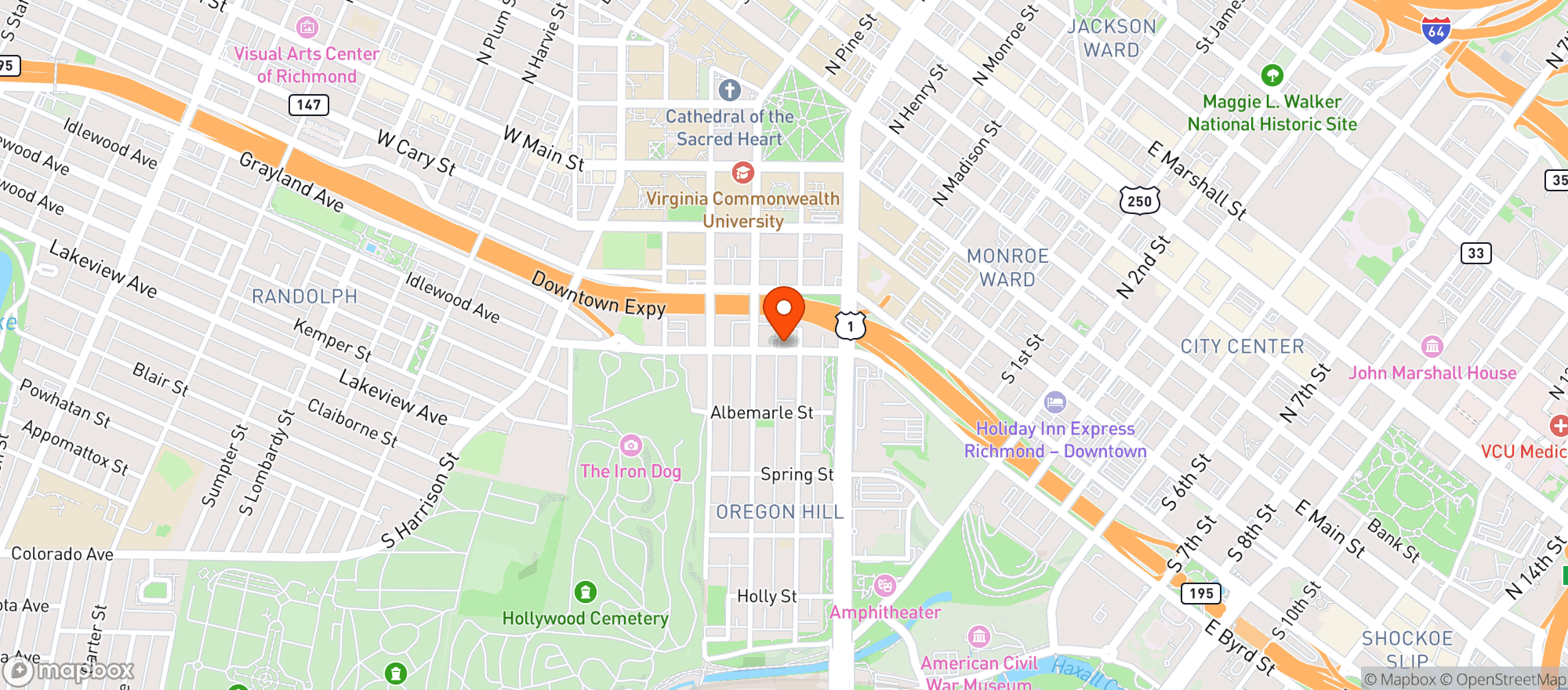 Map showing Mocha Gourmet Market