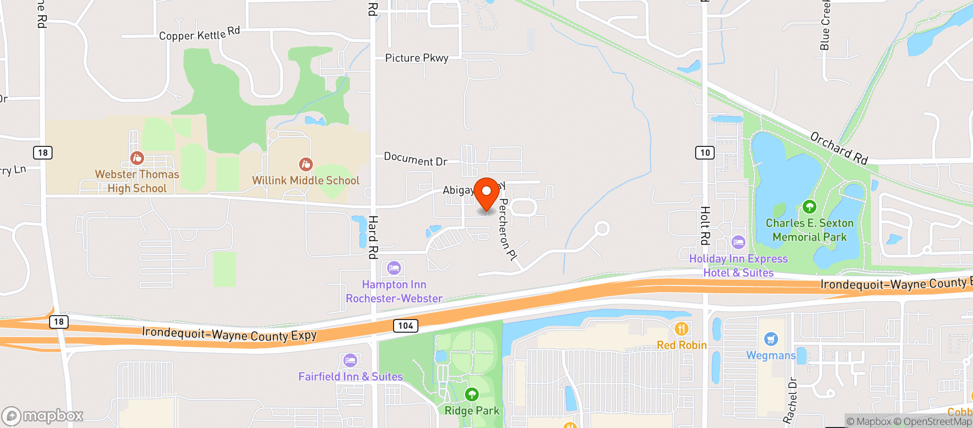 Map showing Eastway Liquor