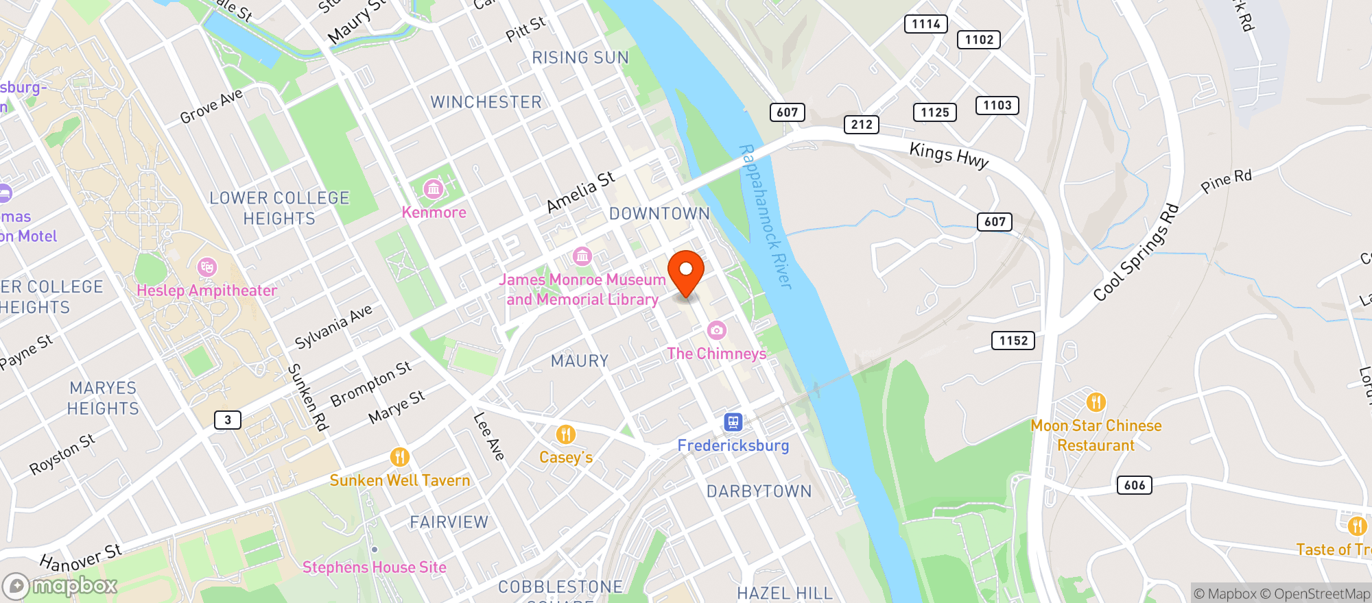 Map showing Benny Vitalis
