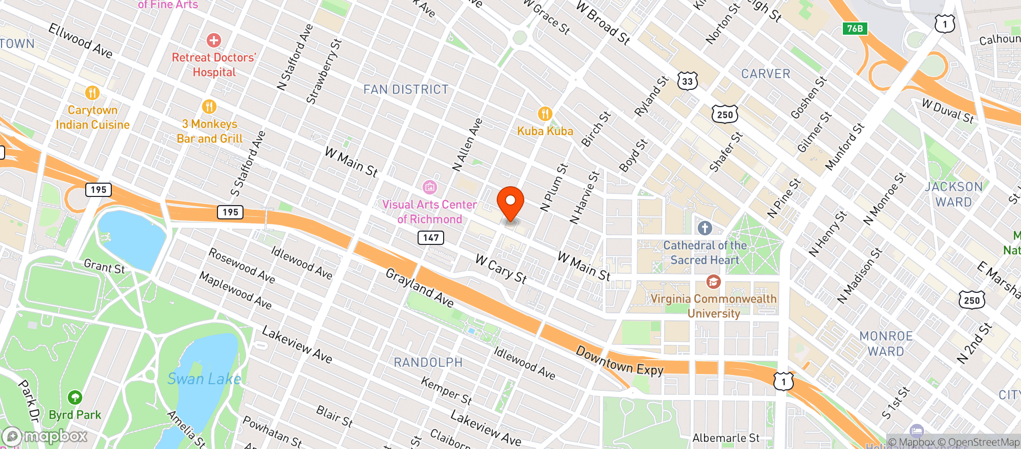 Map showing Less Than⁣⁣ | Ceremony