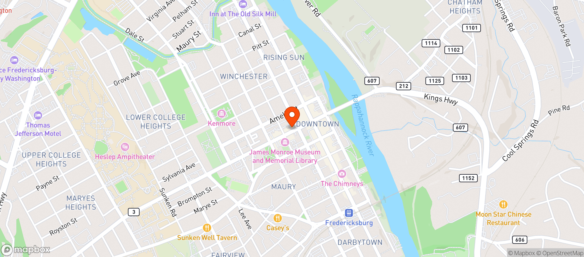 Map showing Rebellion Fxbg