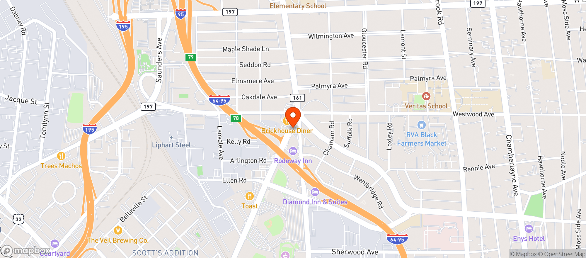 Map showing HYWAZE