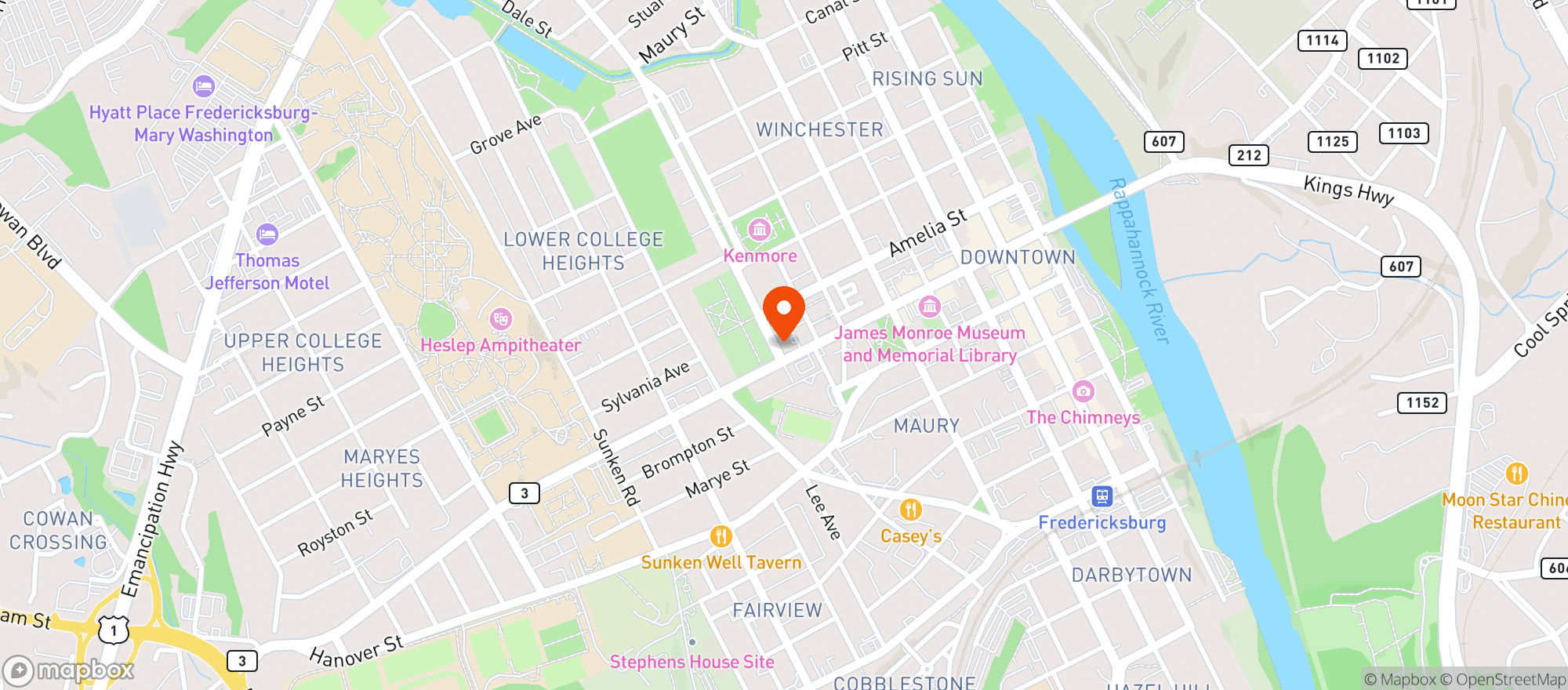 Map showing The Publisher #5