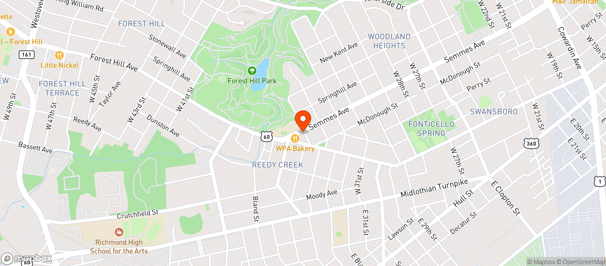 Map showing Laura Lee's