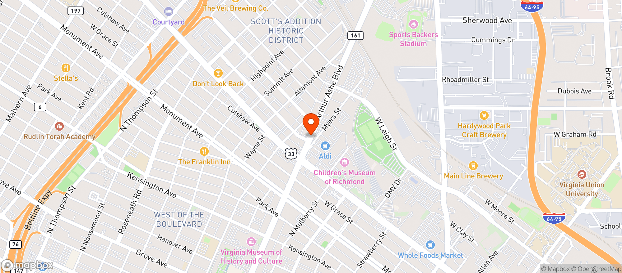Map showing En Su Boca