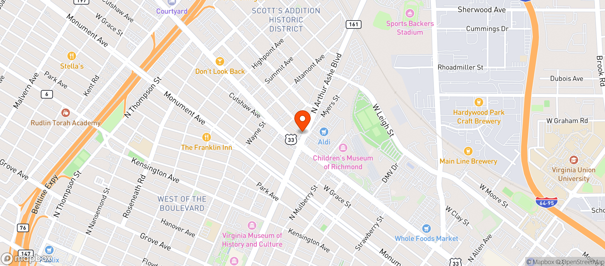 Map showing Fighting Fish