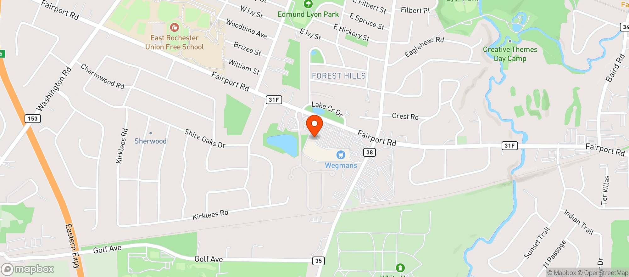 Map showing Country Club Liquor Mart