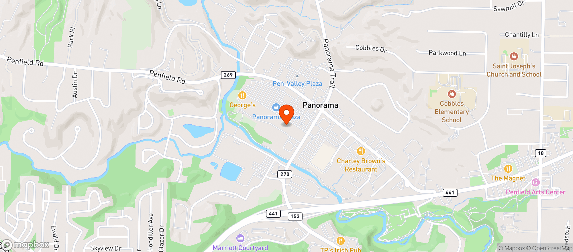 Map showing Gnc