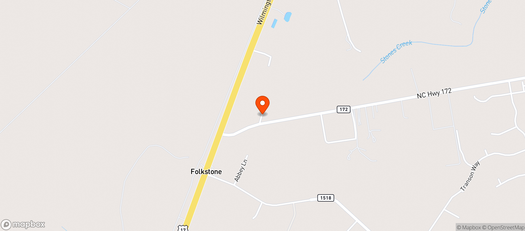 Map showing Piggly Wiggly #38