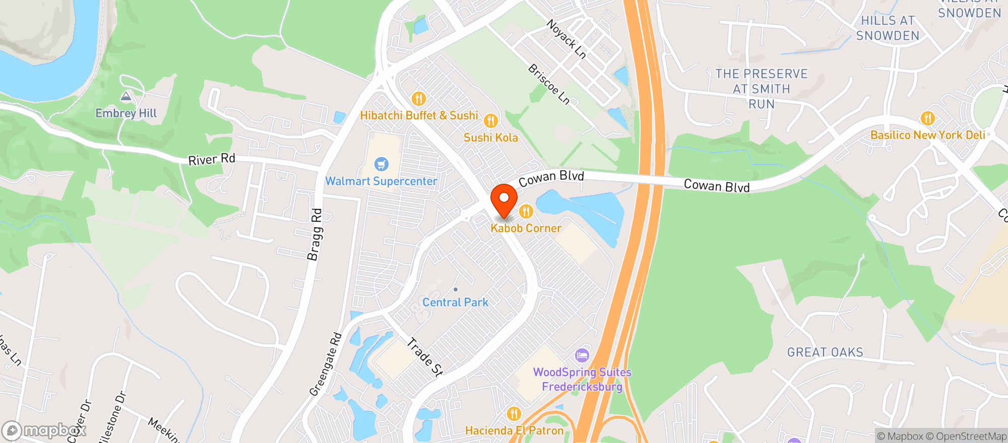 Map showing Total Wine & More