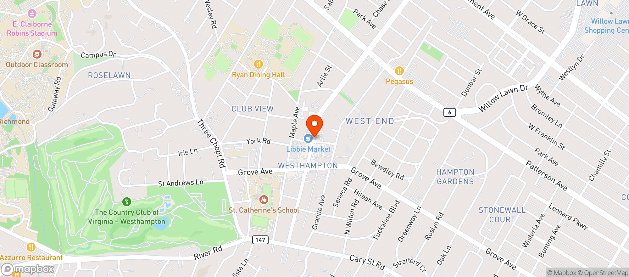 Map showing Palani Drive