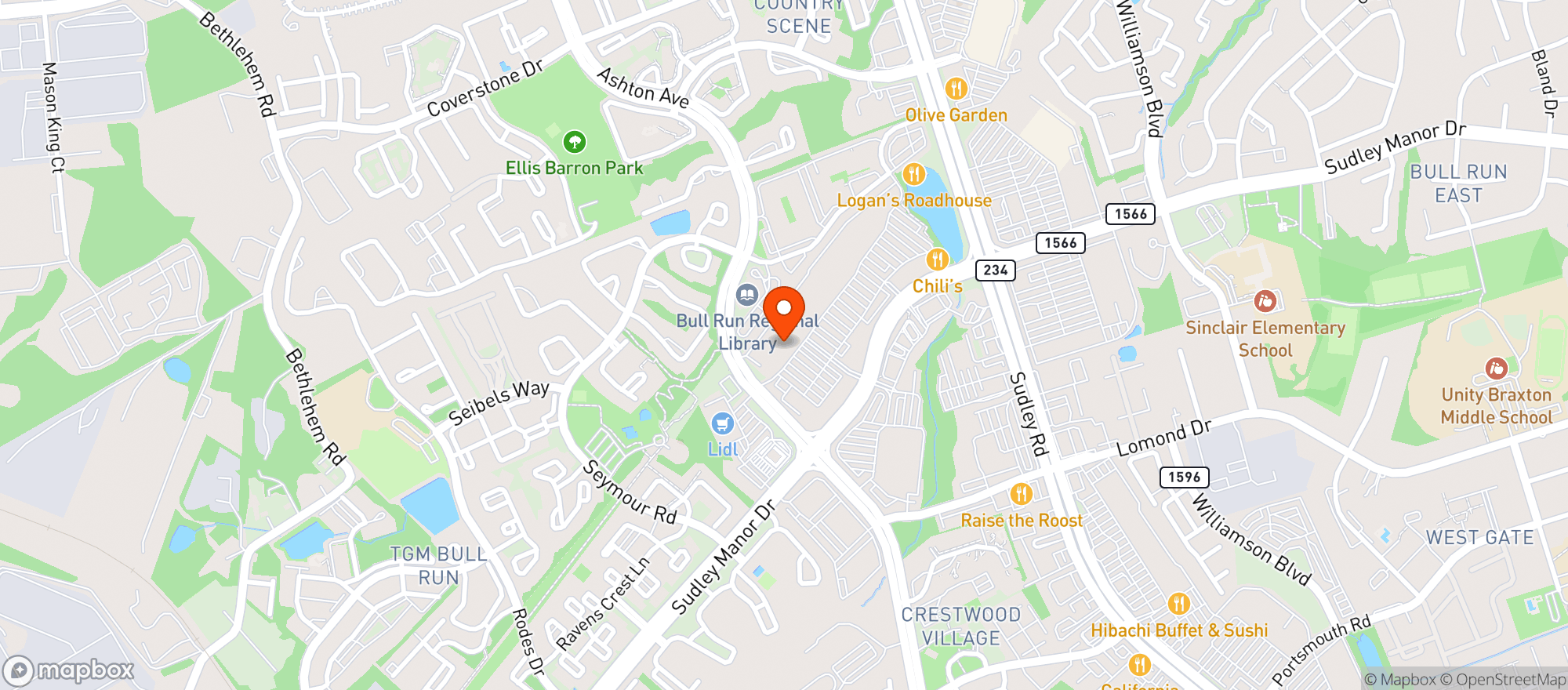 Map showing Giant