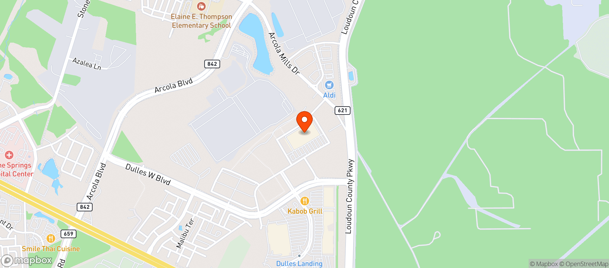 Map showing Target #2938