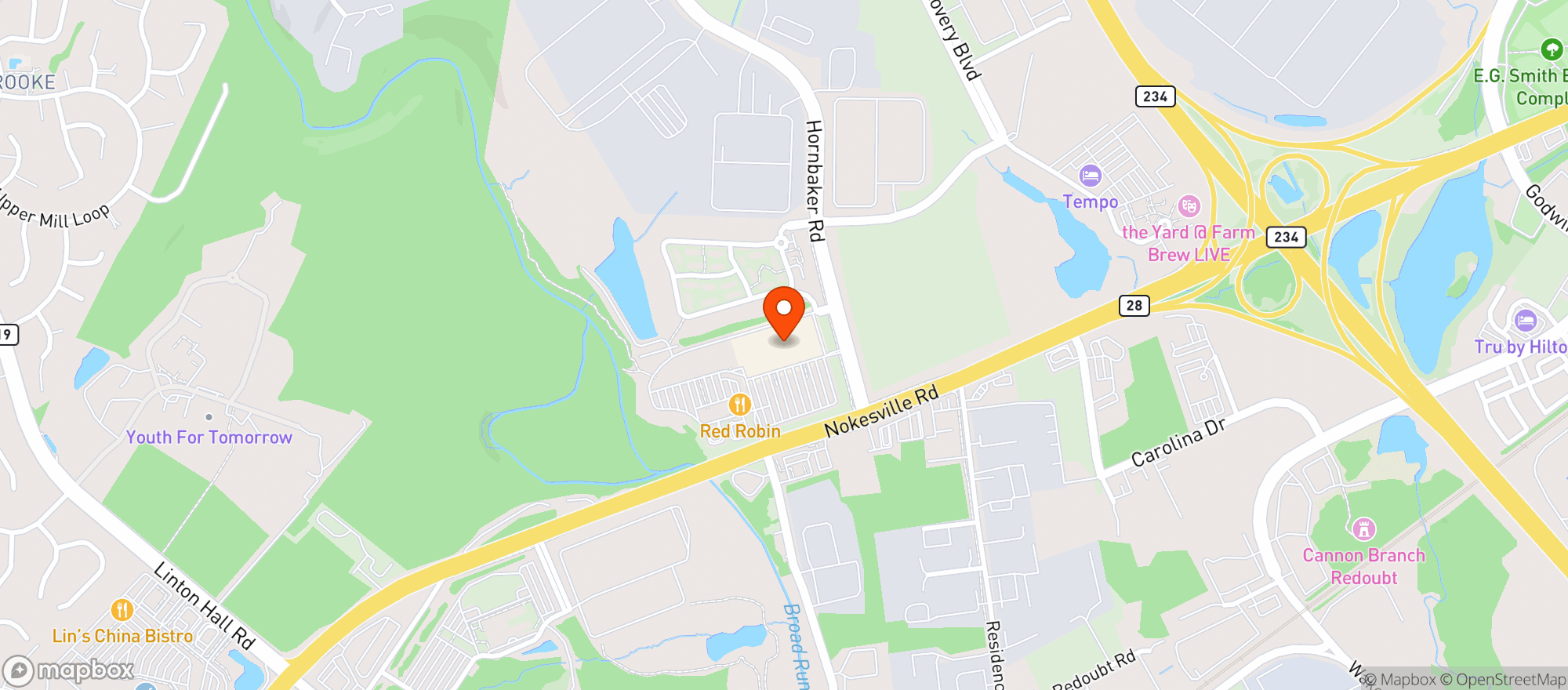 Map showing Target