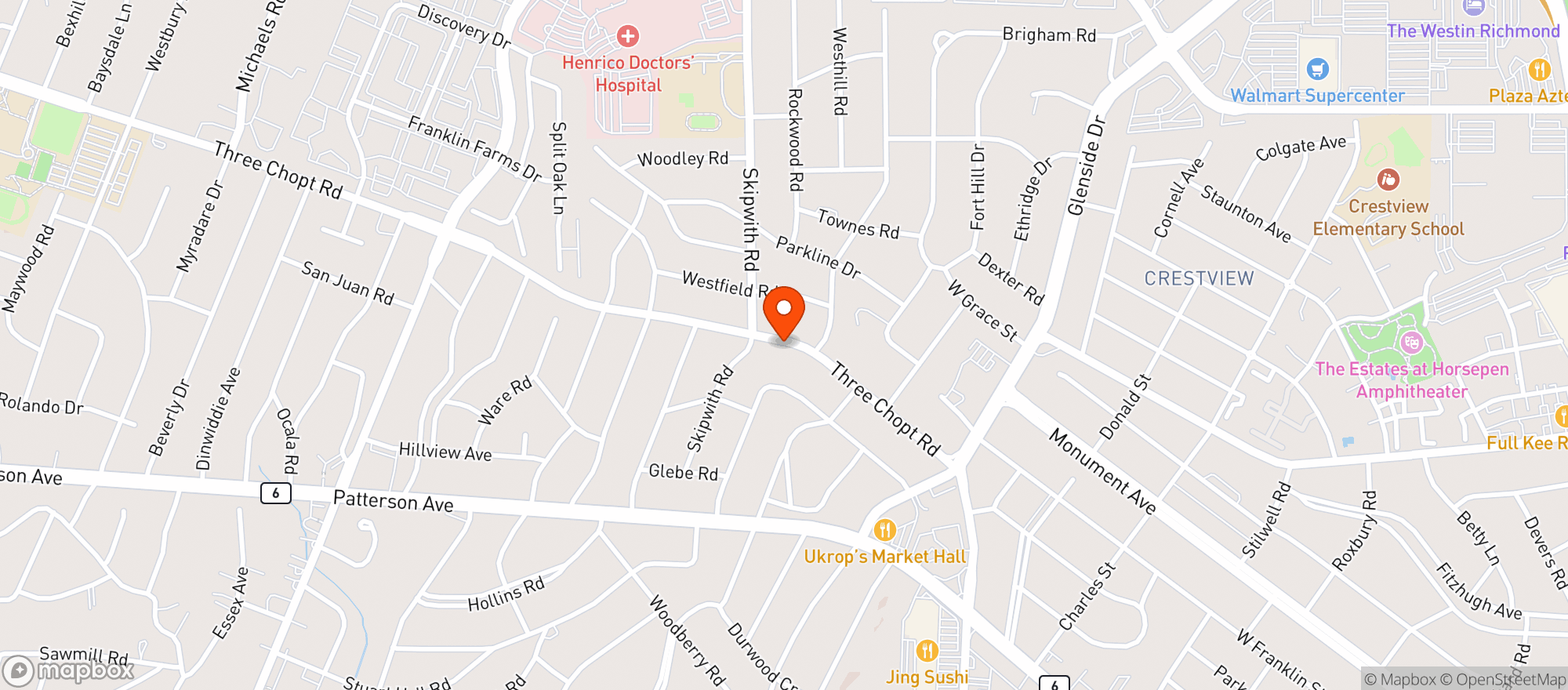 Map showing Quick N Easy