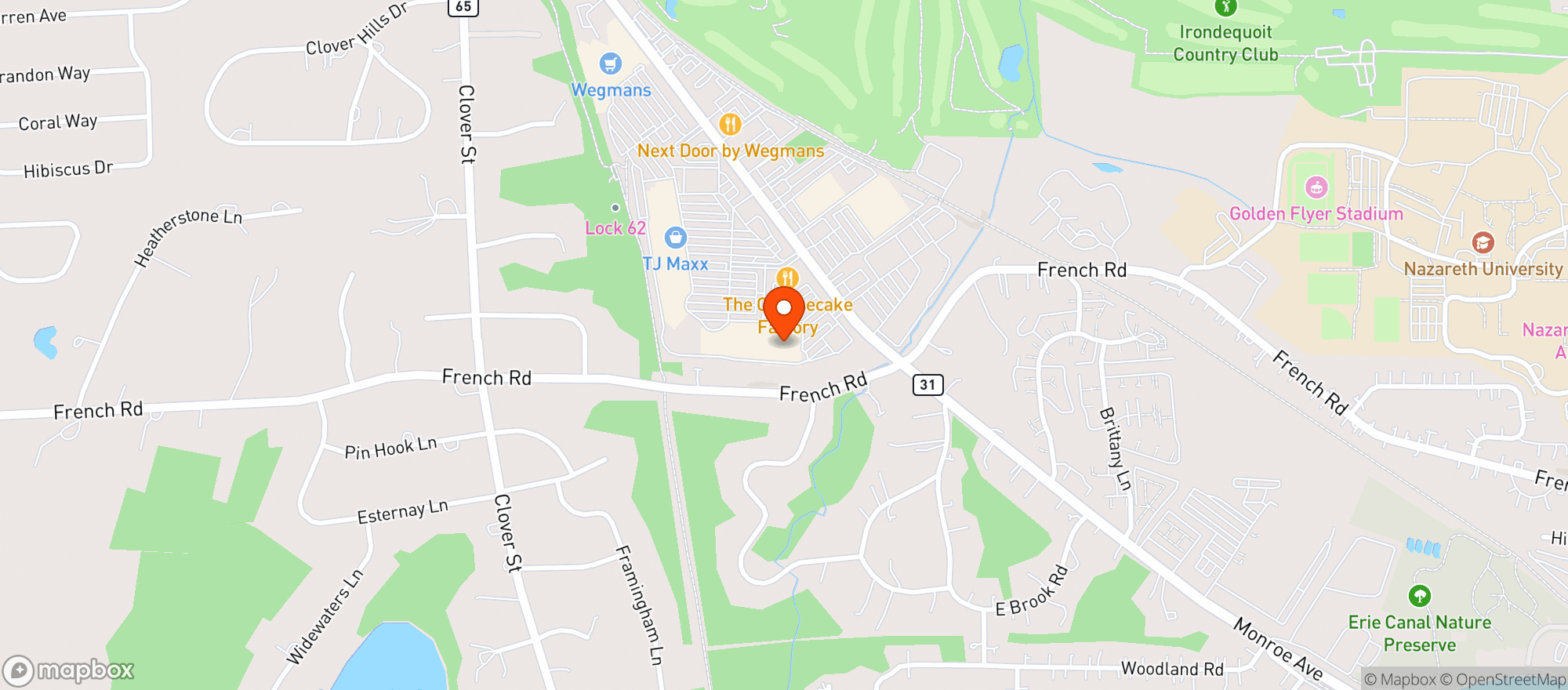 Map showing Century Liquor
