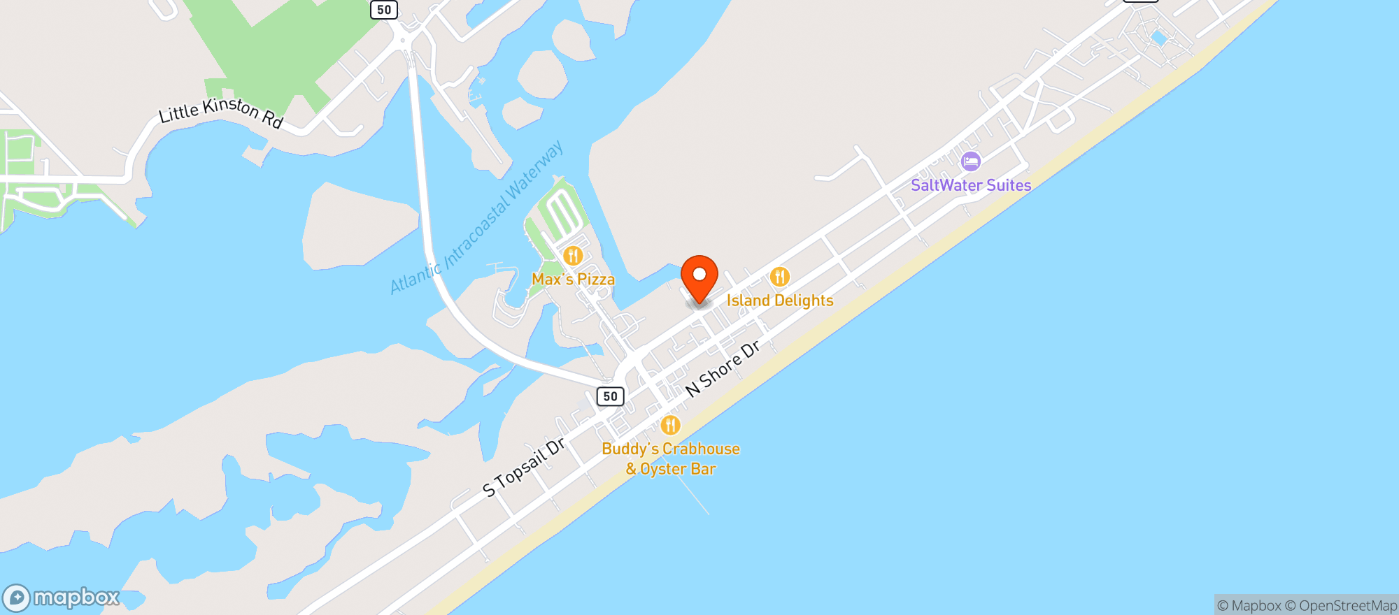 Map showing MARINA JOE S *EFT*