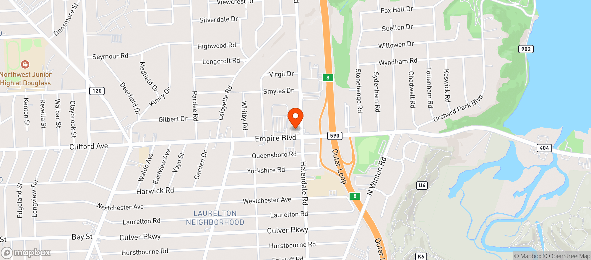 Map showing 7 Eleven #22658