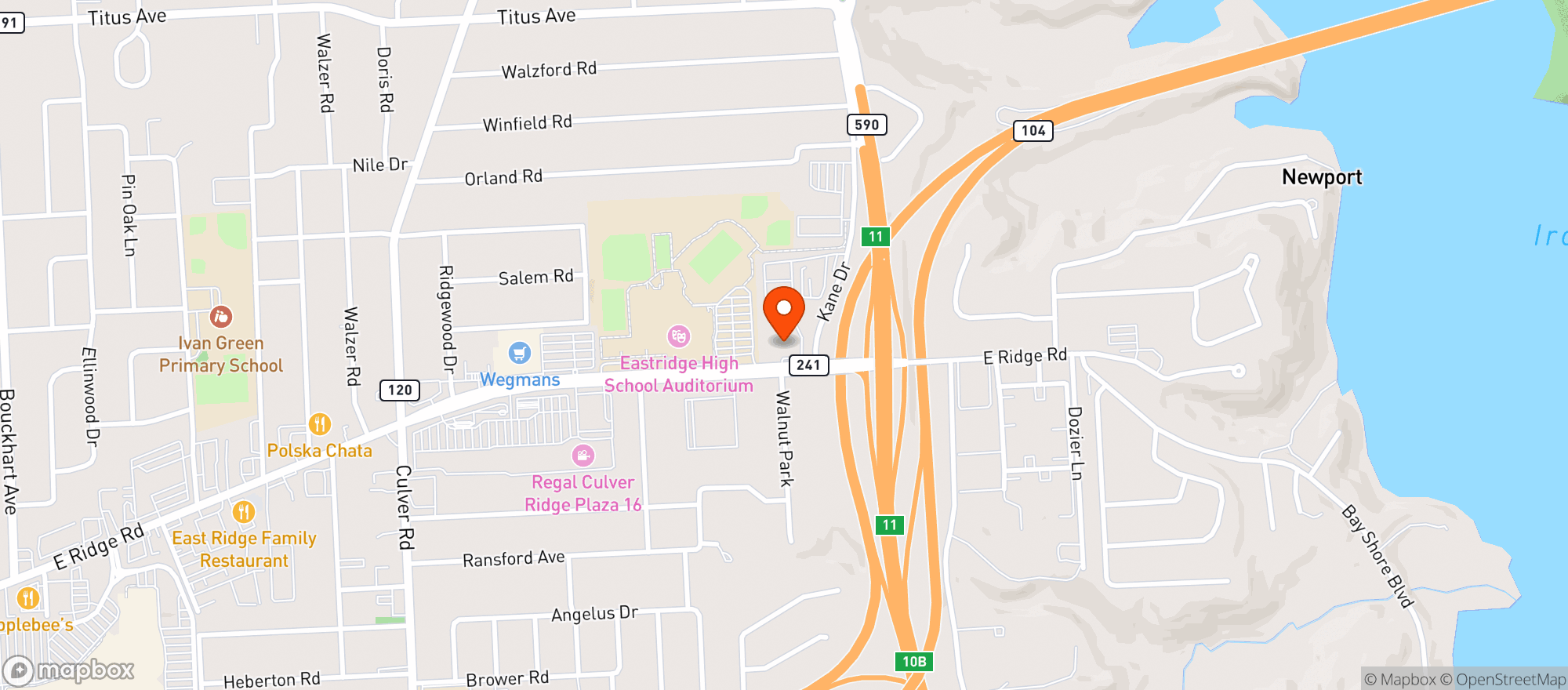 Map showing Amans Farm Market