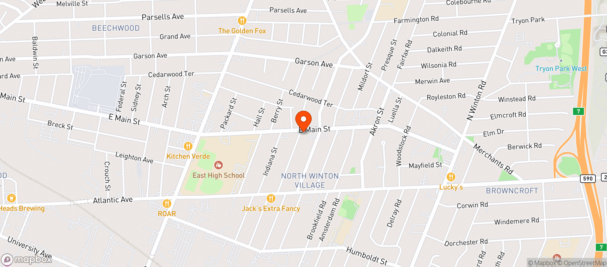 Map showing Altbar