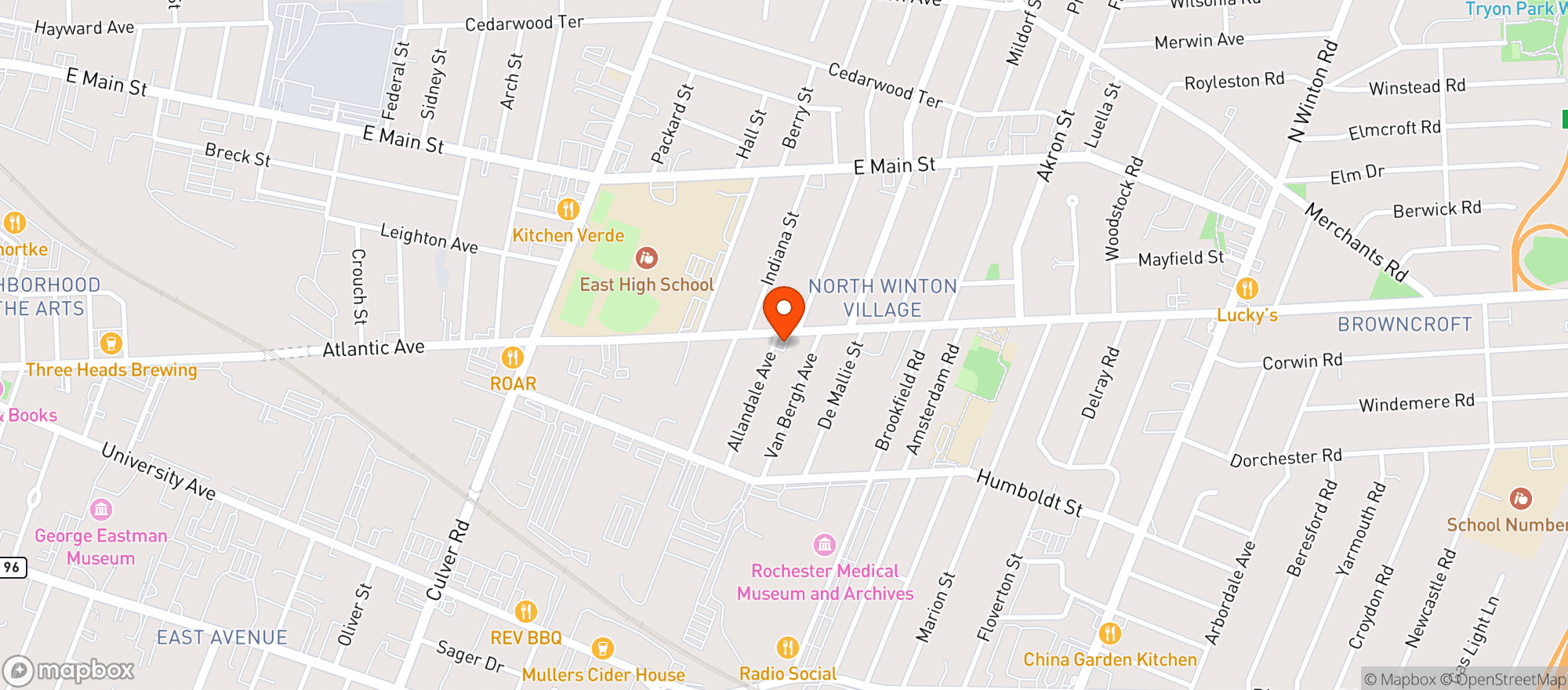 Map showing Jacks Extra Fancy