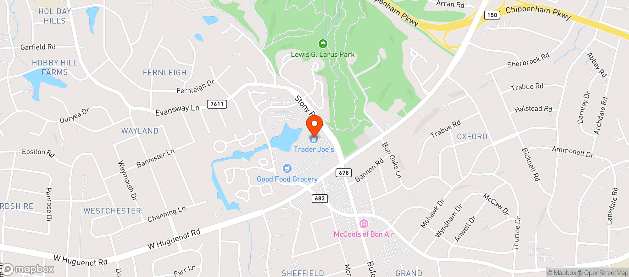 Map showing Trader Joes #786