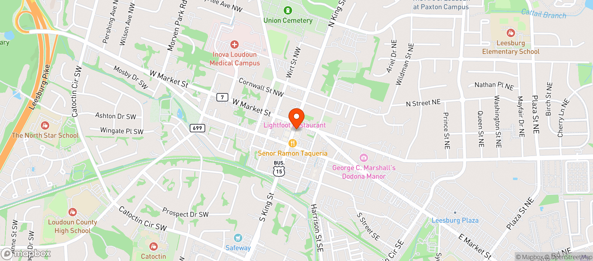 Map showing Tarbenders