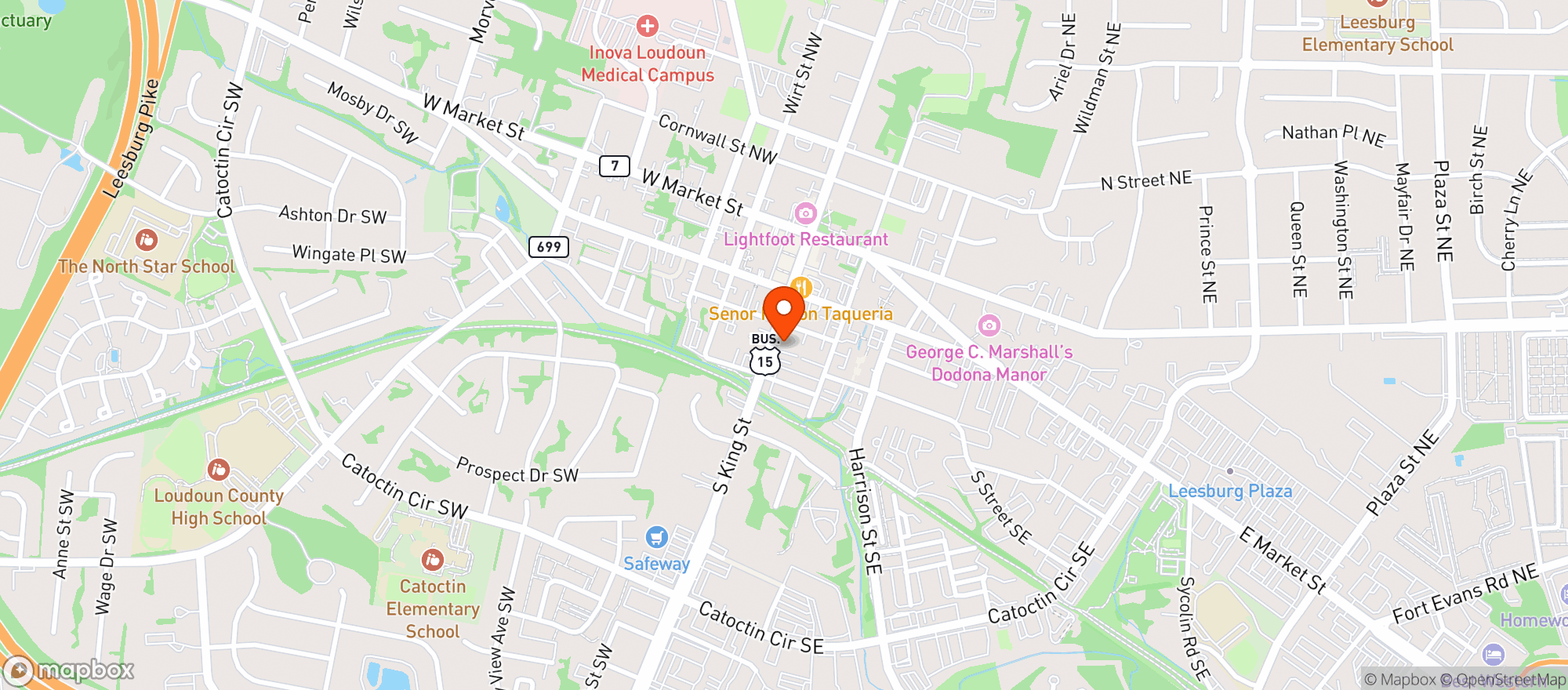 Map showing Hotel Burg