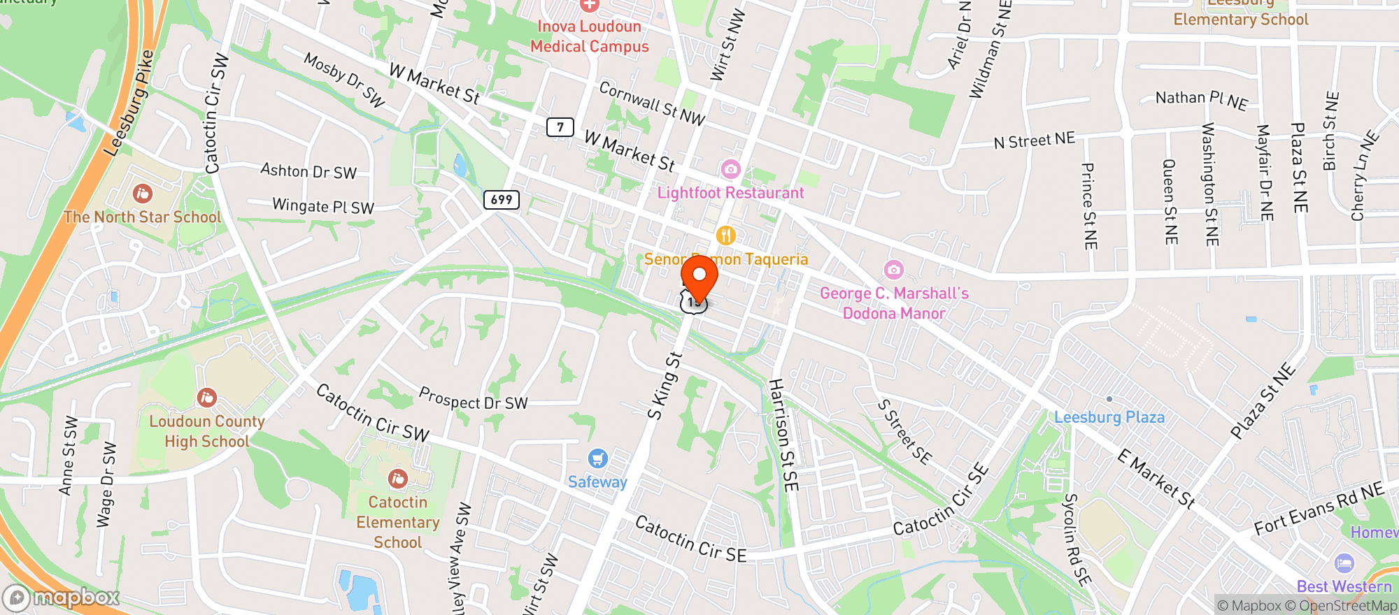 Map showing Goosecup