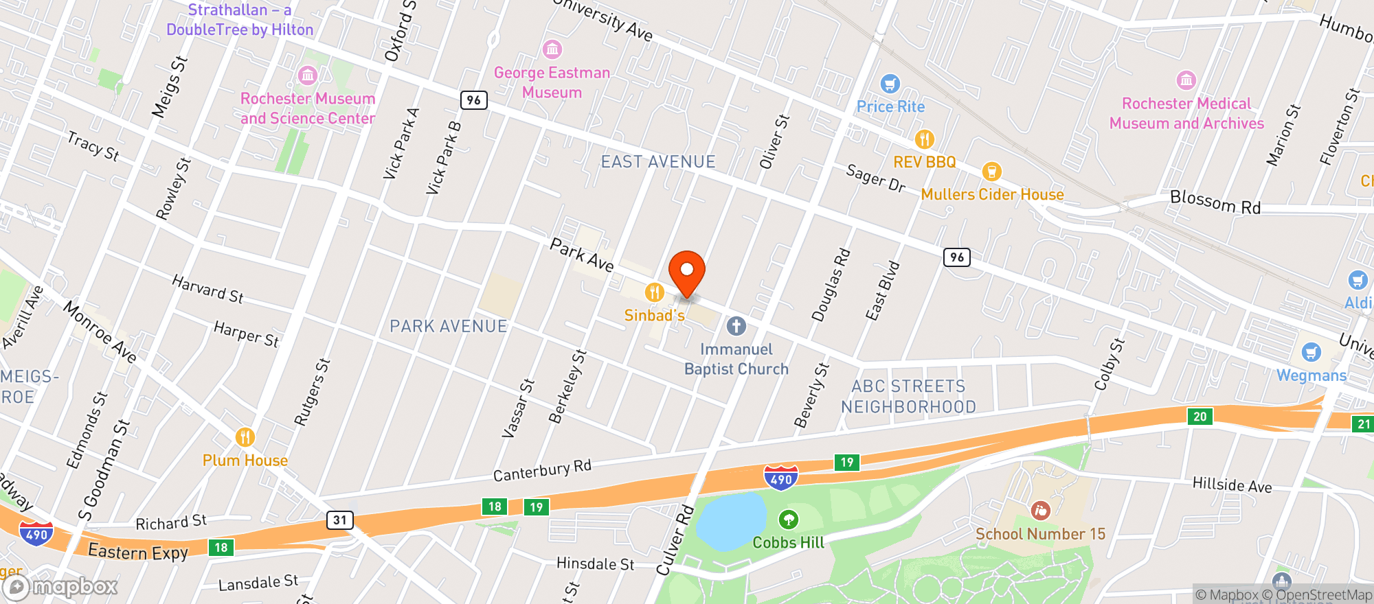 Map showing Salty Boutique