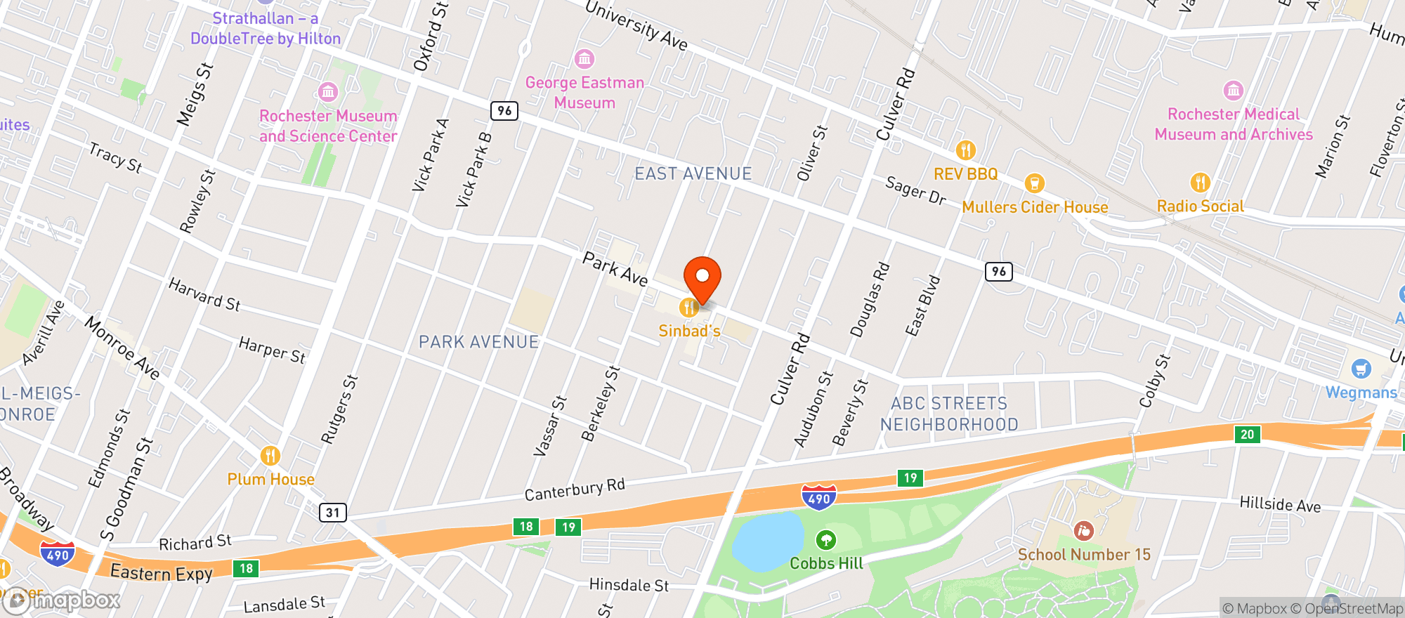 Map showing Bevy