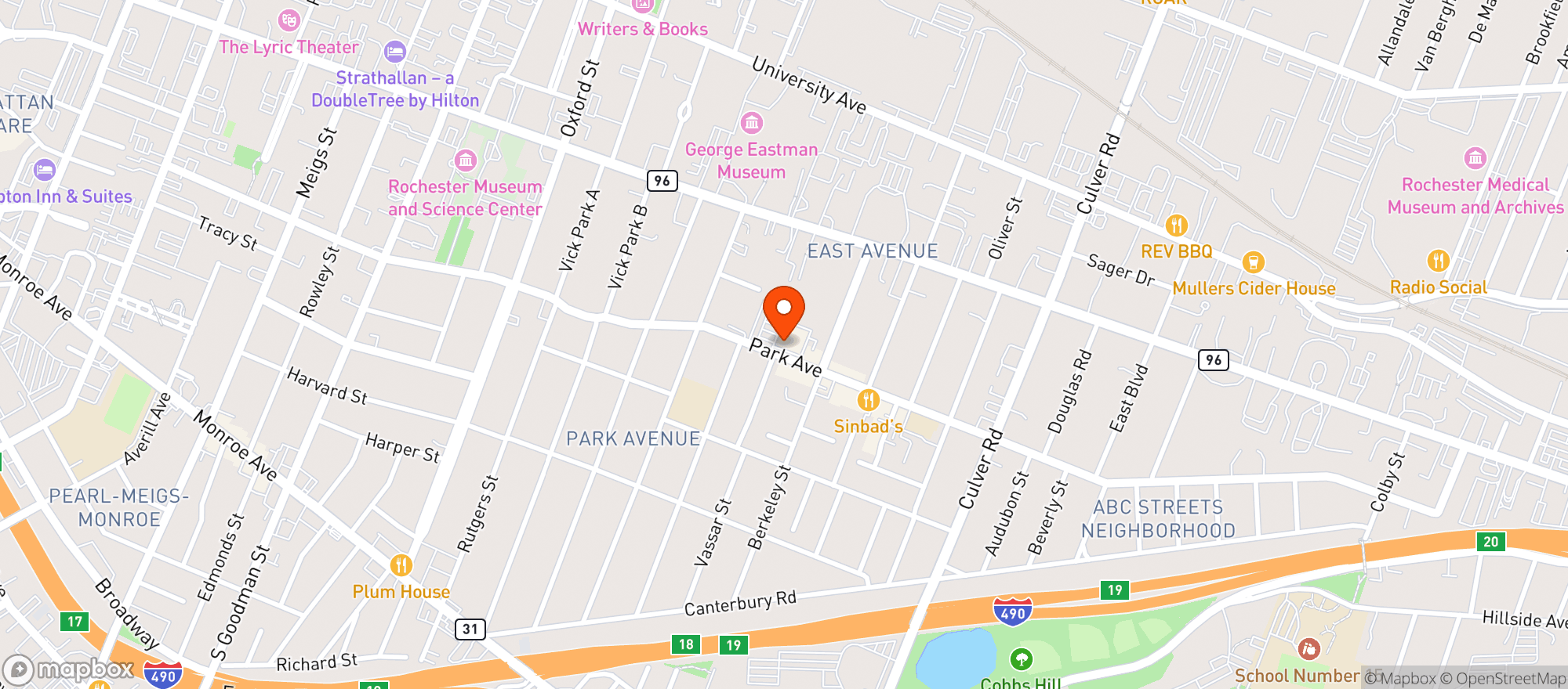 Map showing 7 Eleven #35185